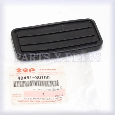 GENUINE OEM SUZUKI SAMURAI 1985-95 ACCELERATOR BLACK RUBBER PEDAL PAD 4945180100 - Изображение 1 из 4
