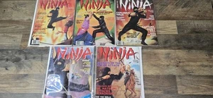 VTG NINJA QUARTERLY MAGAZINE Lot of 5/4 w Posters #4 #9 #10 #13 #14 - Picture 1 of 24
