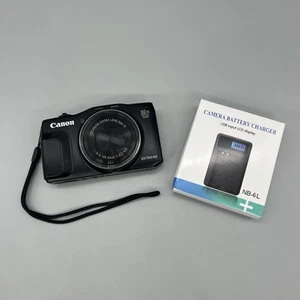 Canon PowerShot SX700 HS 16.1MP 30X Zoom Compact Digital Camera Black - Picture 1 of 11