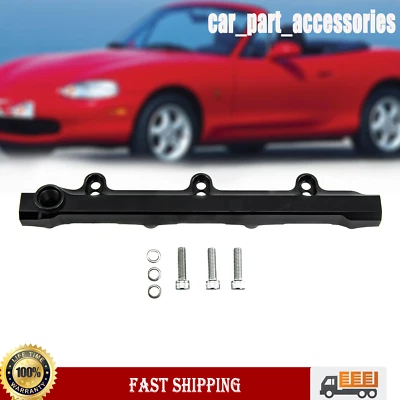 Billet Fuel Rail For 94-05 Mazda Miata MX-5 Eunos Roadster NA NB BP 1.8L Gas NEW - Image 1 of 4