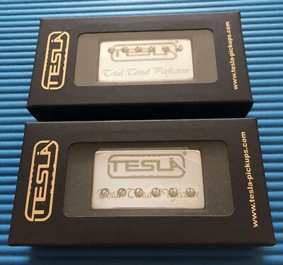 (KOREA) TESLA VR 60 CLASSIC HUMBUCKER GUITAR PICKUP SET - CR / GD - Image 1 of 4