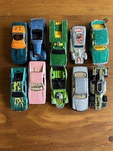 vintage hot wheels cars Lot Of 10 60s Through 80s Vintage - Picture 1 of 6