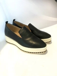 Karl Lagerfeld Paris Brenna Sneakers Brenna Chain Black Platform Shoes Size 9 - Picture 1 of 6