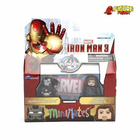 Marvel Minimates Series 49 Iron Man 3 Movie War Machine & Maya Hansen Cover