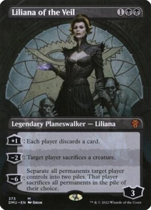 MTG - Liliana of the Veil - Borderless - DMU - Magic the Gathering - Picture 1 of 1