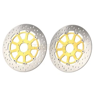 Par de rotores de disco de freno delanteros para MOTO GUZZI 1100 V11 Ballabio 2003-2005 3004 - Imagen 1 de 5