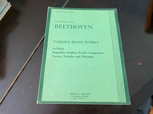Beethoven Various Piano Works Kalmus Piano Series - Picture 1 of 6