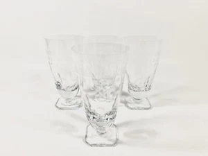 4x Samuelssons Glas Kosta Crystal Beer Glasses Swedish Glassware - Picture 1 of 10
