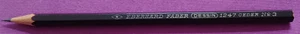 1 x  EBERHARD FABER - "DESSIN" - 1247 CEDER - No.3 - Bleistift, gespitzt VINTAGE - Bild 1 von 2