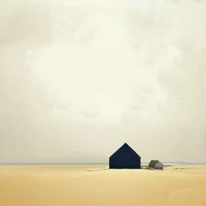 MidCentury Modern Realism Original Acrylic Painting 3' Large Cape Cod Truro II - Picture 1 of 1