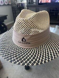 La Costa Ahead Fine Hats Straw Sun Hat UPF 50 Golf Hat L/XL