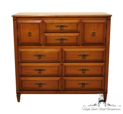 RWAY FURNITURE Solid Hard Rock Maple Italian Neoclassical Tuscan Style 48" Ch... - Image 1 of 4