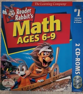 Reader Rabbit Math Ages 6-9, 2 CD set - Picture 1 of 3