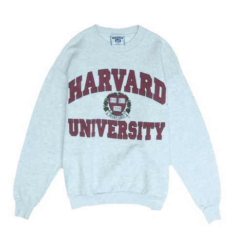 Vintage Harvard Crimson Crest Lee Sweatshirt Size Medium 90s NCAA Cover
