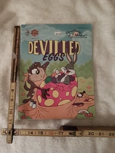 Vintage 1996 Looney Tunes Deviled Eggs Paint With Water Coloring Book - Imagen 1 de 5