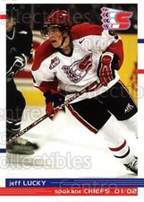 2001-02 Spokane Chiefs #17 Jeff Lucky