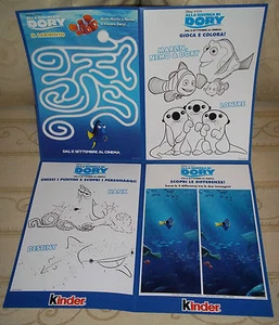 POSTER PIEGHEVOLE ALLA RICERCA DI DORY - KINDER ITALIA 2016 FINDING DORY - Picture 1 of 1