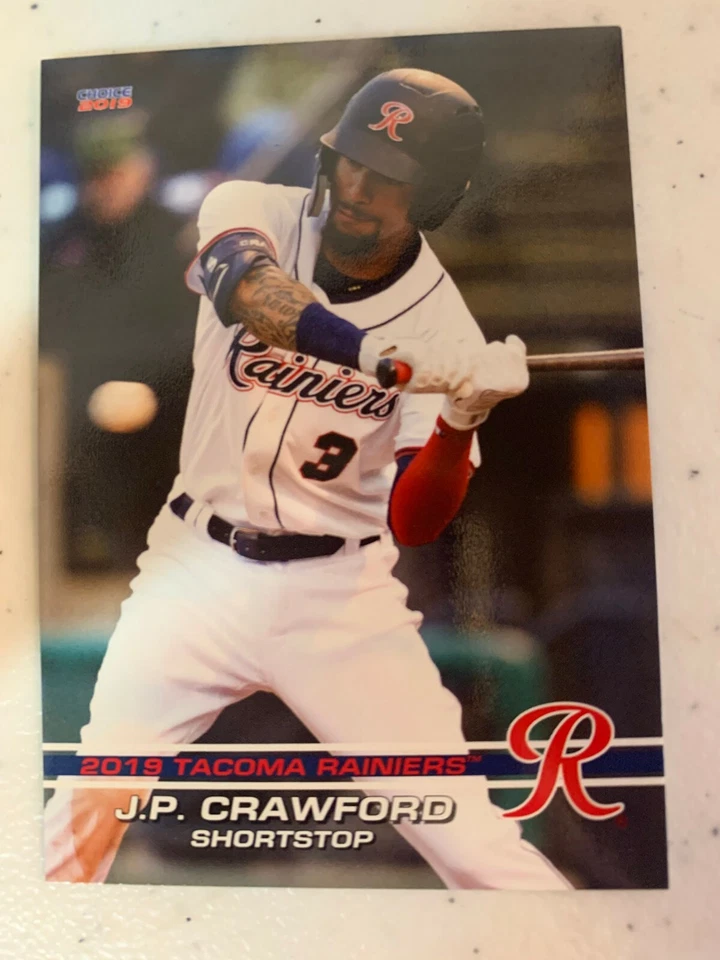 J.P Crawford 2019 Tacoma Rainiers Team Card - Image 1 of 1