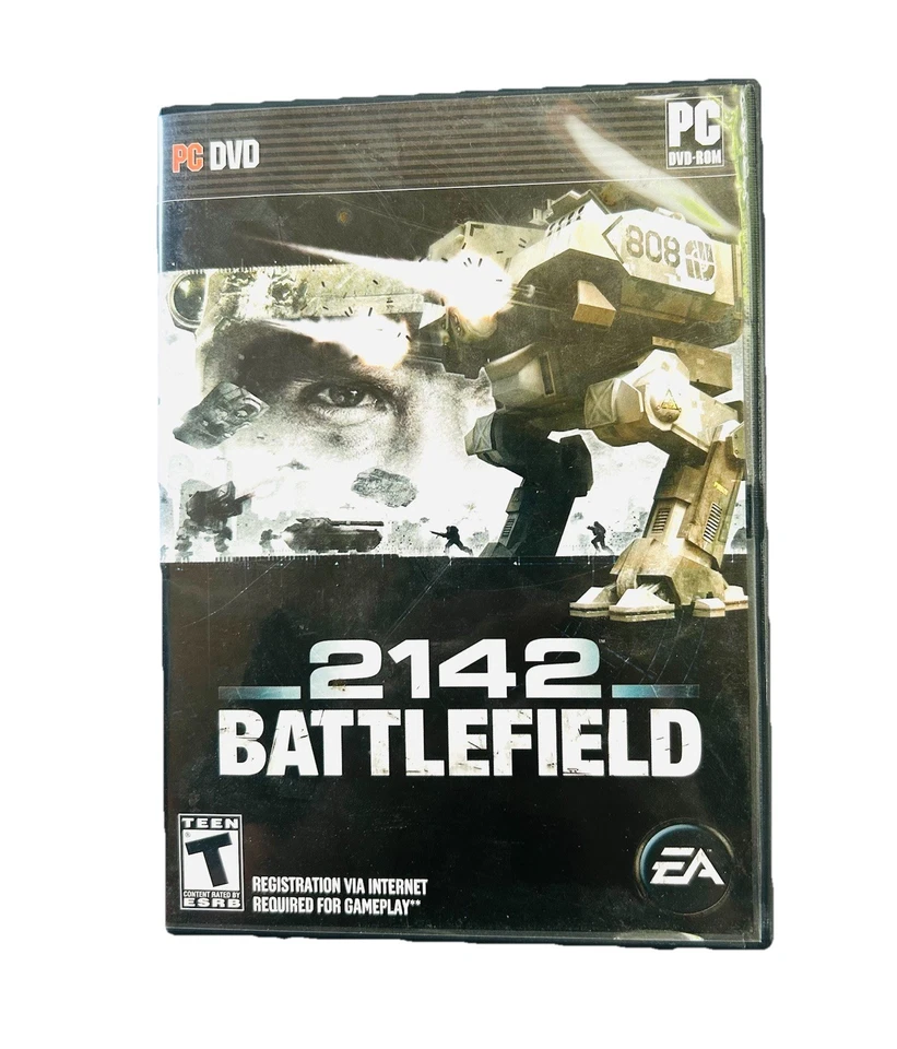 Battlefield 2142 (PC DVD-ROM, 2006) Case & Manual - Image 1 of 1