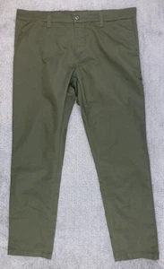 Carhartt WIP Sid Pant Mens 36x32 Olive Green Chino Pants Workwear Trousers EUC - Picture 1 of 9
