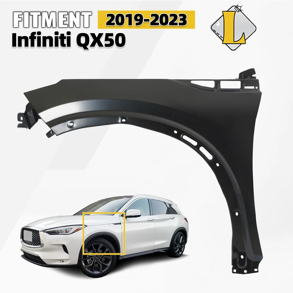 For 2019-2023 Infiniti QX50 Left Driver Side Fender Cover Panel FCA01-5NAMA Foto 1 de 4