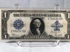 1923 SILVER CERTIFICATE BLUE SEAL HORSE BLANKET SPEELMAN WHITE FR#237 V FINE - Picture 1 of 2