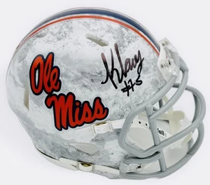 KEWAN LACY SIGNED OLE MISS REBELS REALTREE MINI HELMET AUTOGRAPH BECKETT J86 - Picture 1 of 2