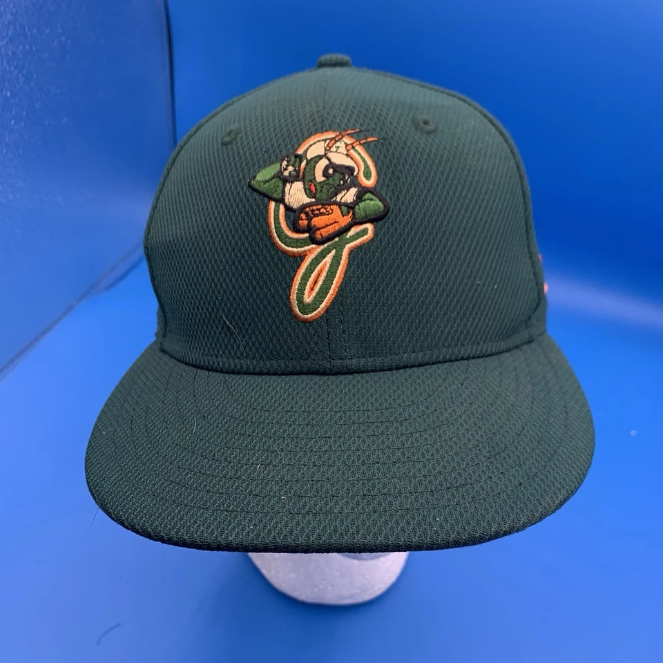 Gorra de béisbol Greensboro NC Grasshoppers New Era ajustada MiLB adulto talla 6 7/8 Foto 1 de 4