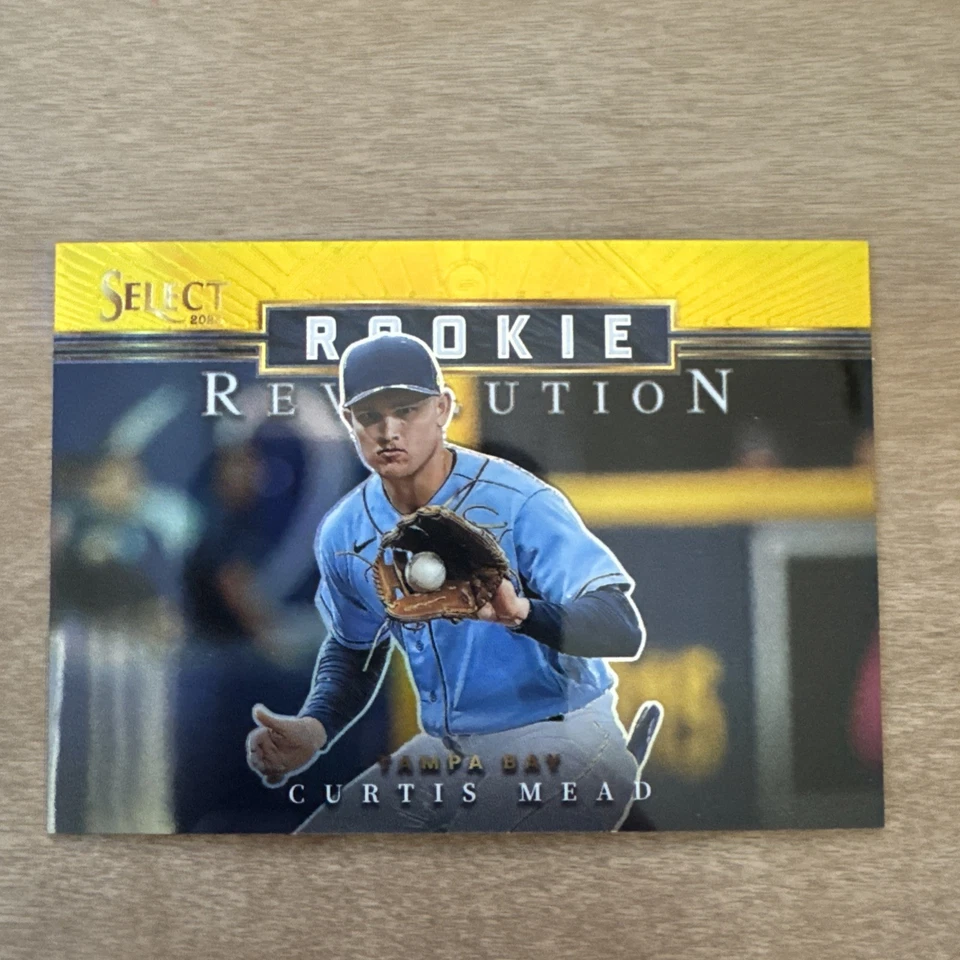 2023 Panini Select Rookie Revolution Gold Prizm /10 Curtis Mead #PR7 - Image 1 of 2
