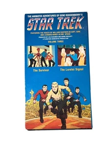 Star Trek The Animated Adventures Volume Three 3 Episodes 5 & 6 Video Tape VHS - Foto 1 di 9