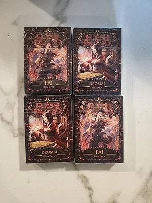Flesh and Blood TCG Uprising Blitz Deck Set of 4 Fai and Dromai Factory Sealed - Image 1 of 4