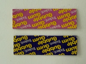 Vintage Trident Bubble Gum Paper Wrapper, Lot of 2 - Picture 1 of 2