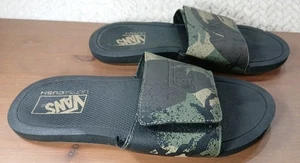 Vans Nexpa Slide Shore Camo Black Men Sandals Size 7 - Picture 1 of 12