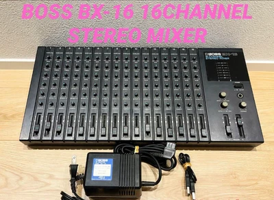 Boss BX-16 16Channel Compact Stereo Mixer with adapter Free ship - Image 1 of 2