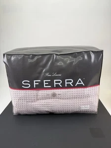 Sferra Kingston 29496 Pink 100% Cotton King Blanket 120" x 100" NEW Retired - Picture 1 of 14
