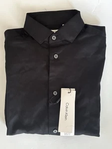 Calvin Klein Boys' Long Sleeve Buttoned Cuff & Shirttail Hem Dress Shirt Size 10 - Picture 1 of 6
