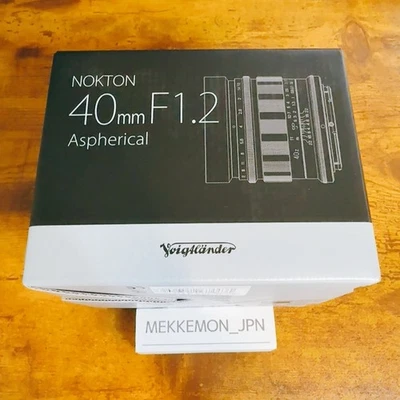 Voigtlander NOKTON 40mm F1.2 Aspherical for Nikon Z-New from JP - Image 1 of 4