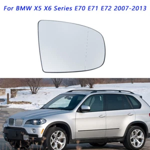 For BMW X5 X6 E70 E71 E72 Passenger Right Side Rear View Heated Mirror Glass - Picture 1 of 10