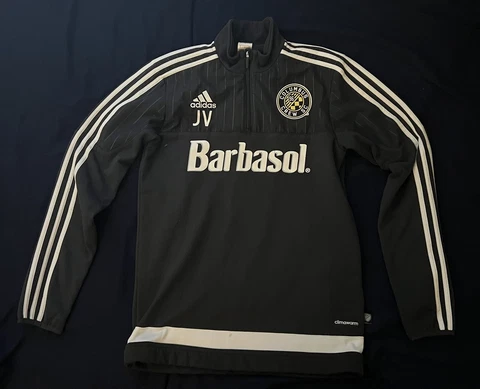 Adidas Columbus Crew 14/15 MLS Climawarm Soccer Training Pullover Mens S Cover