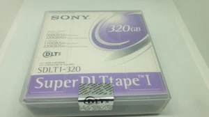 SDLT1-320 SONY SUPER DLT-TAPE1  320GB SDLT 160GB NATIVE 320GB COMPRESSED - Imagen 1 de 1
