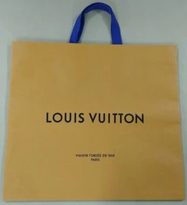 LOUIS VUITTON 18.9 X 15.4 X 4.7 Large Authentic Shopping Gift Tote Paper Bag - Picture 1 of 5