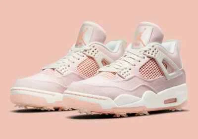 Novo Nike Air Jordan 4 IV Golf NRG TAM 8.5 damasco rosa CZ2439-101 - Imagem 1 de 4