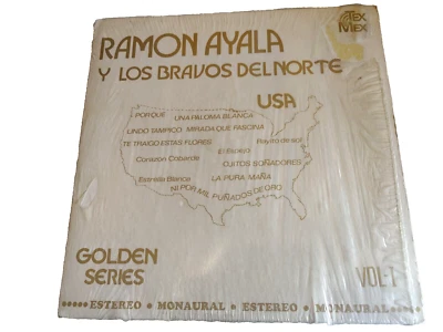 Ramon Ayala Y Los Bravos Del Norte "USA Vol. 1" Golden Series Vinyl Lp Tested - Image 1 of 4