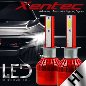 2x H1 LED Headlight Kit 6000K White 388W 38800LM High Beam Fog Light Bulbs - Picture 1 of 12