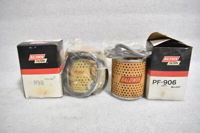 FILTROS BALDWIN PF906 FILTRO ELEMENTO COMBUSTIBLE, 3-5/8" X 3" X 3-5/8", (LOTE DE 2) Foto 1 de 4