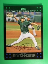 2007 Topps Brian Stokes RC #276 Tampa Bay Devil Rays