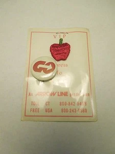 Vintage Arrow Line Production VIP Express to NYC Apple & Pin Train Railway Patch - Picture 1 of 4