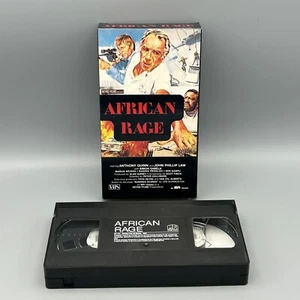 African Rage VHS 1985 Anthony Quinn RARE Good Condition Ships Quickly - Picture 1 of 7