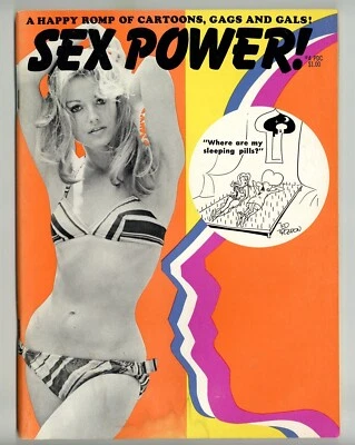Sex Power #4 Cartoon Comics 1969 Pinup Magazine Magnum-Royal Publications M32992 - Image 1 of 2
