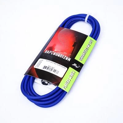 RapcoHorizon NM1-10.B Blue XLR Male to XLR Female Microphone Cable, 10-Foot Cord - Image 1 of 2